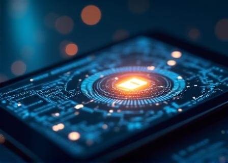 Illustration of secure data management and financial privacy